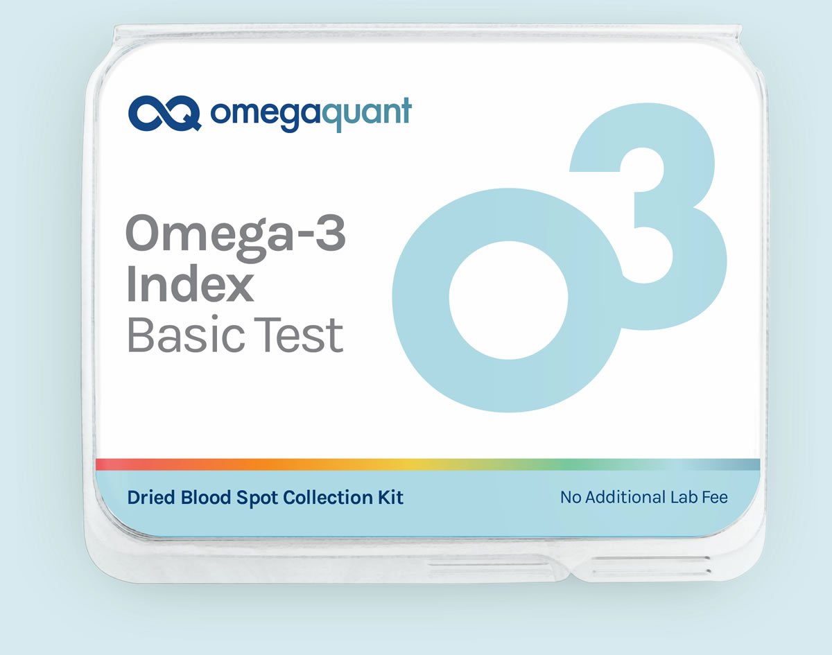 Omega 3 Index At Home Test Kit - Measure Your Omega-3 Levels Easily | Fast & Accurate EPA/DHA Blood Test | Supports Heart & Brain Health | Perfect for Health-Conscious Individuals & Fitness Enthusiasts