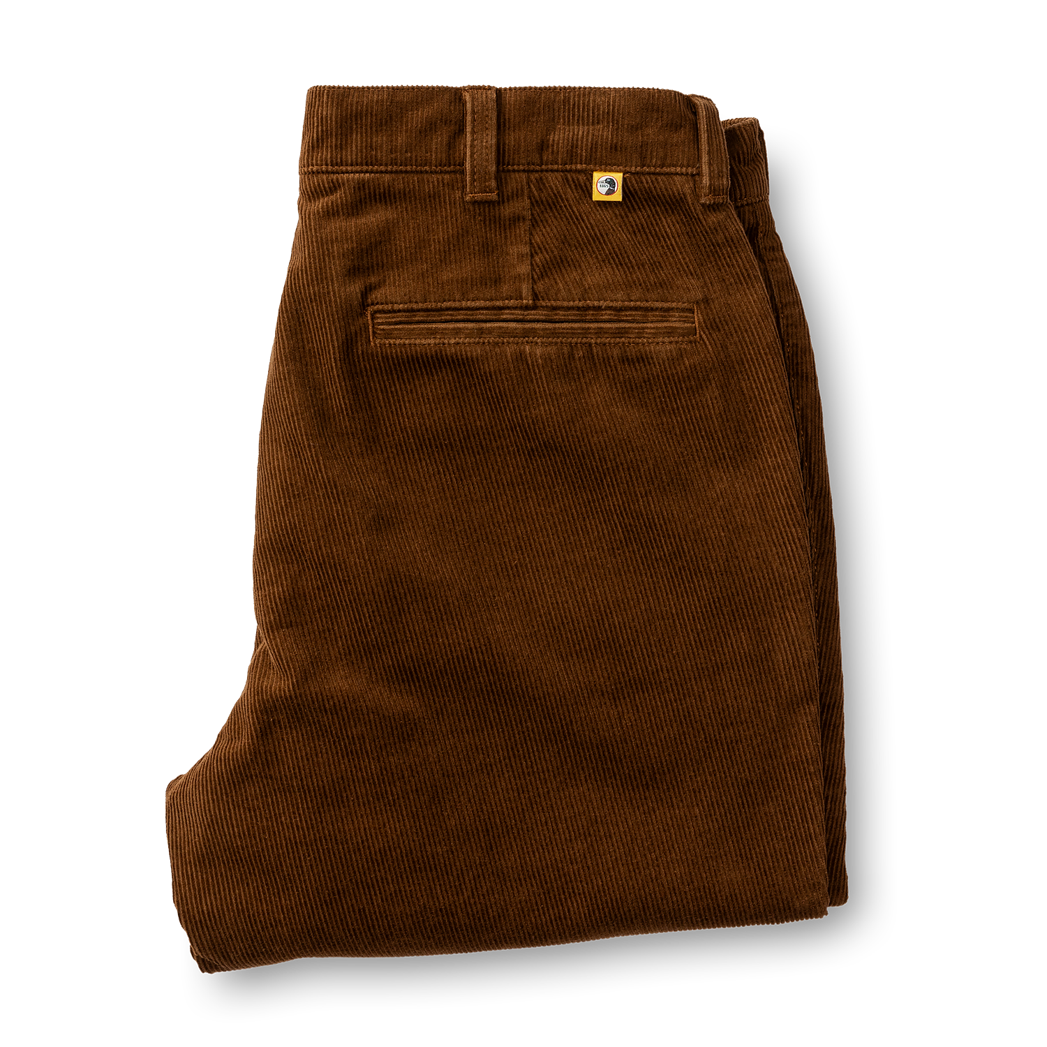 Bradbury Wide Wale Corduroy Chino Pants for Men - Dark Tobacco Brown Casual Slim Fit Trousers | Perfect for Office, Date Night & Fall Winter Fashion