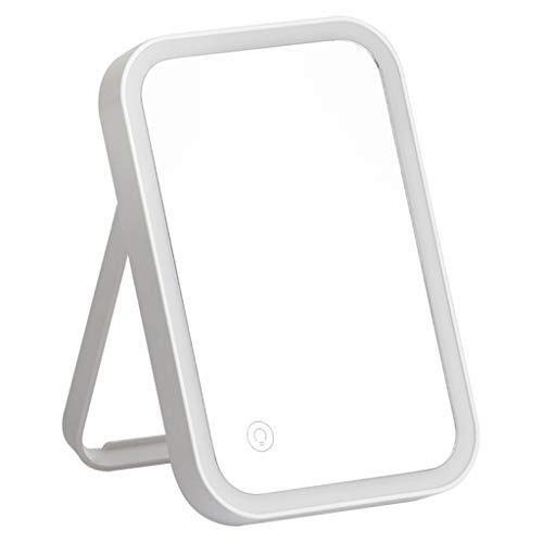 KXA 3X Magnifying LED Makeup Mirror - Travel & Bathroom Vanity Mirror for Flawless Makeup, Eyebrow Tweezing & Shaving | Compact Lighted Mirror with Adjustable Lighting for Home & Professional Use