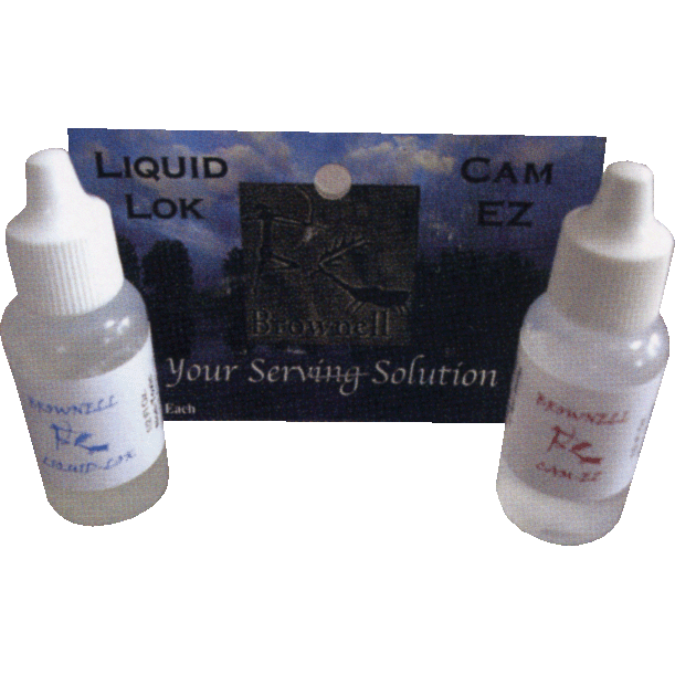 Brownell Liquid Lok & Cam EZ - High Strength Threadlocker for Firearms & Machinery - Perfect for Gun Maintenance, Scope Mounting & Mechanical Repairs