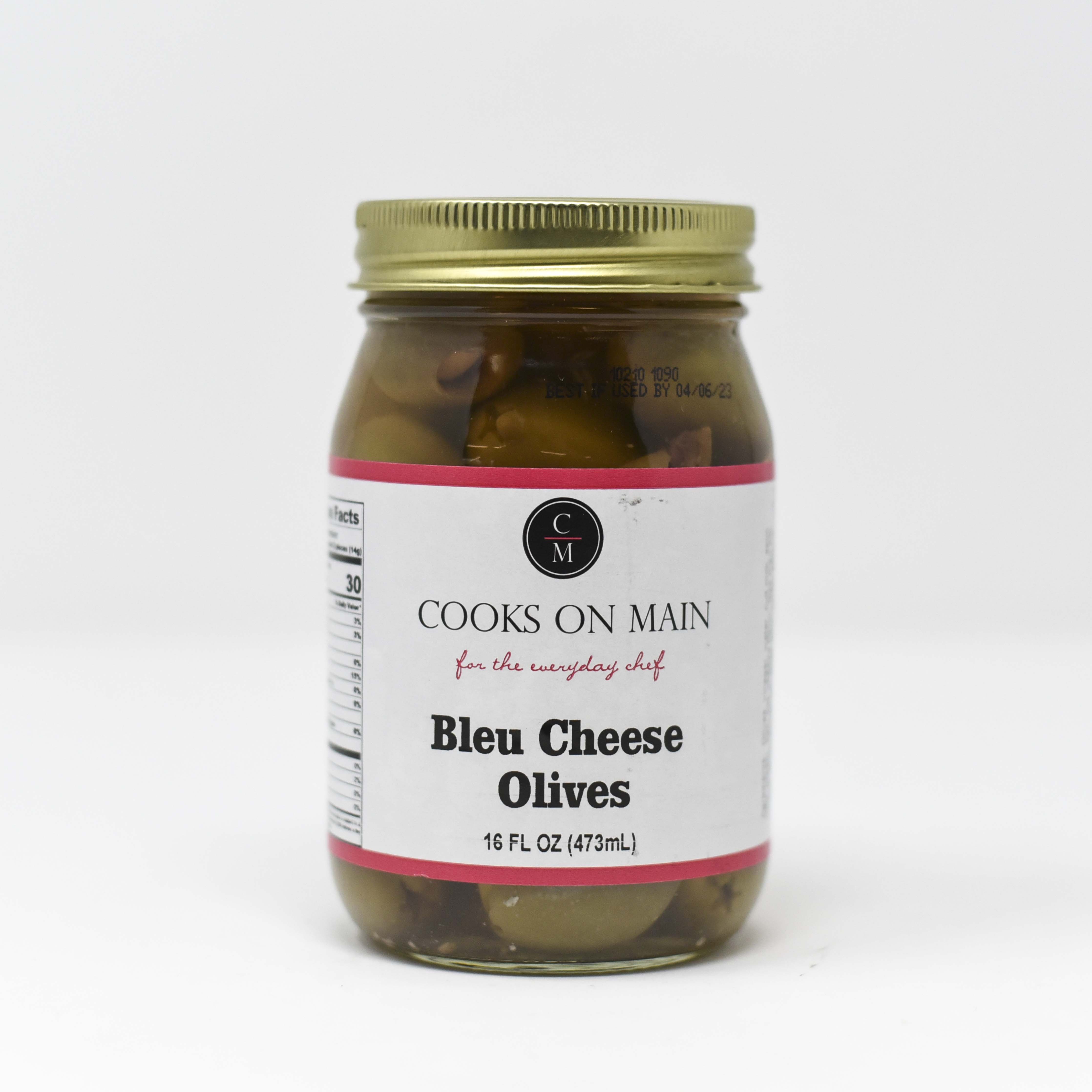 Premium Bleu Cheese Stuffed Olives - Gourmet Appetizer for Charcuterie Boards, Cocktails & Party Snacks