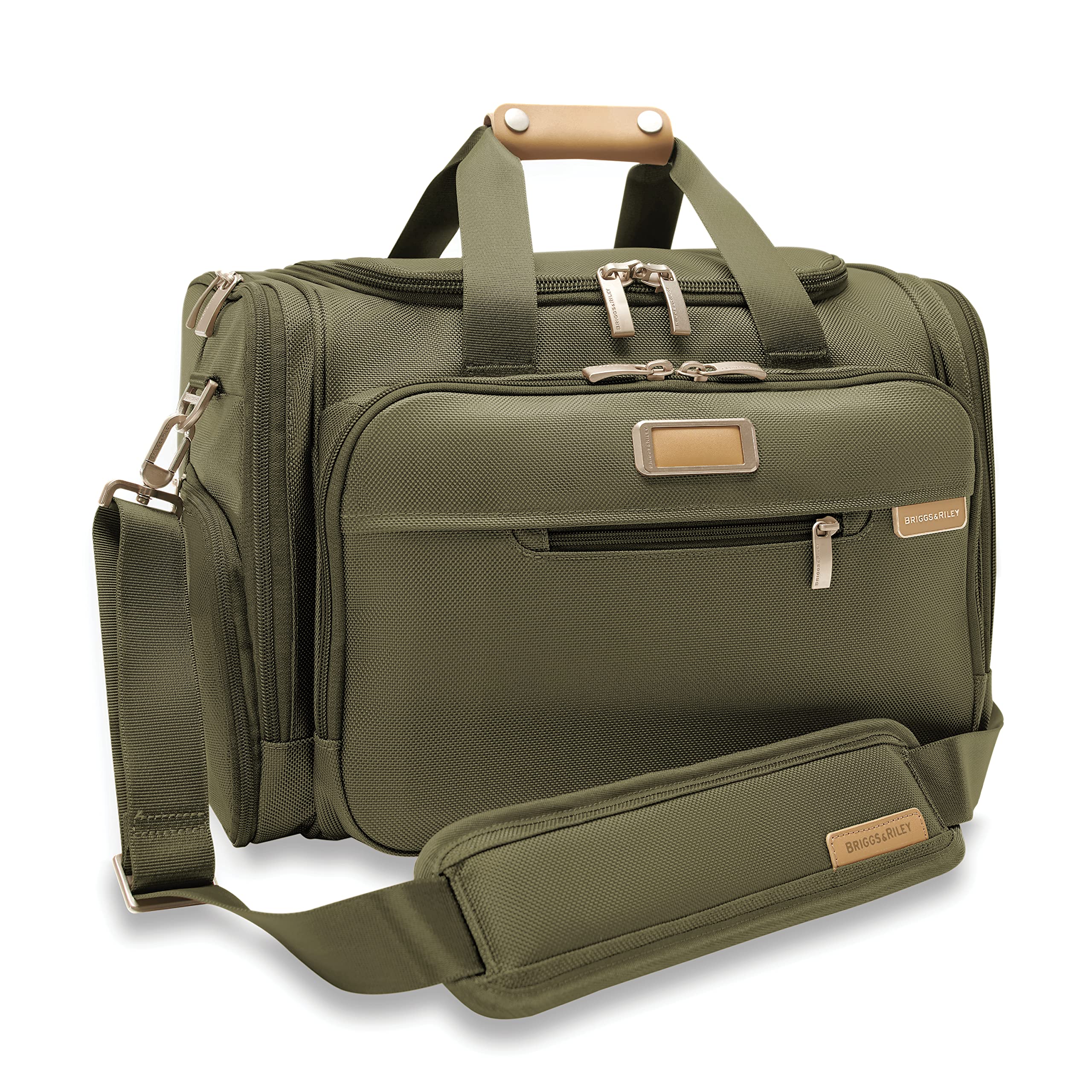 Briggs & Riley Premium Expandable Travel Duffel Bag - Carry-On Luggage for Business & Leisure Trips - Durable, Water-Resistant & Spacious for Gym, Weekend Getaways & Air Travel