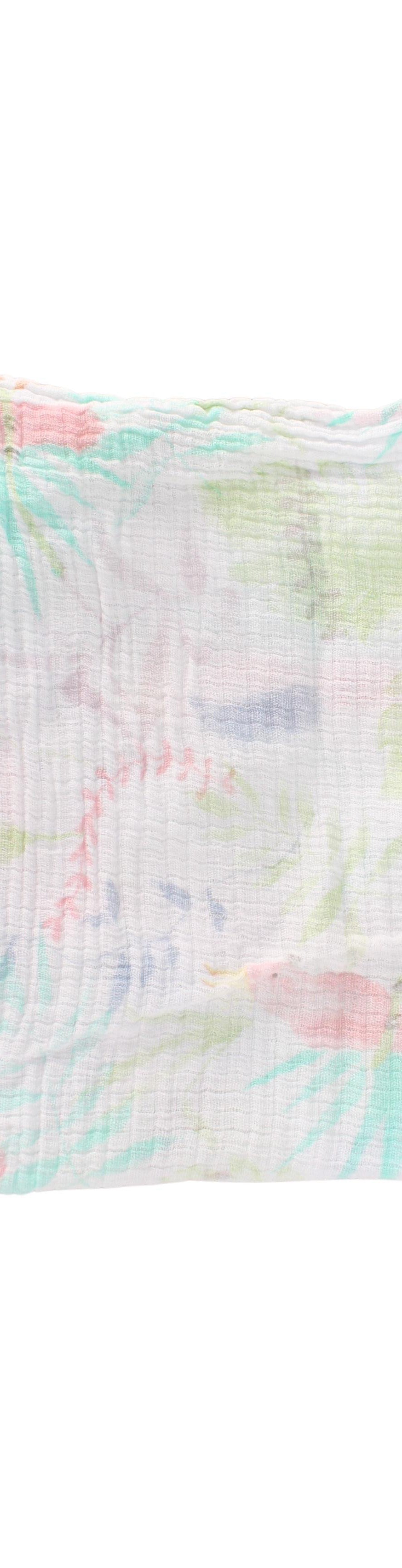 Aden & Anais Swaddle Blanket 110x110cm - Soft Organic Cotton Baby Wrap for Newborns, Perfect for Swaddling, Nursing & Stroller Cover