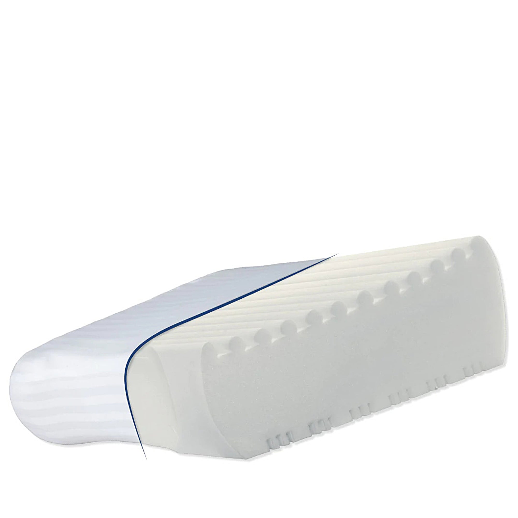 Orthopedic Ribbed Pillow for Neck & Back Pain Relief - Ergonomic Support for Sleeping, Travel & Office Use