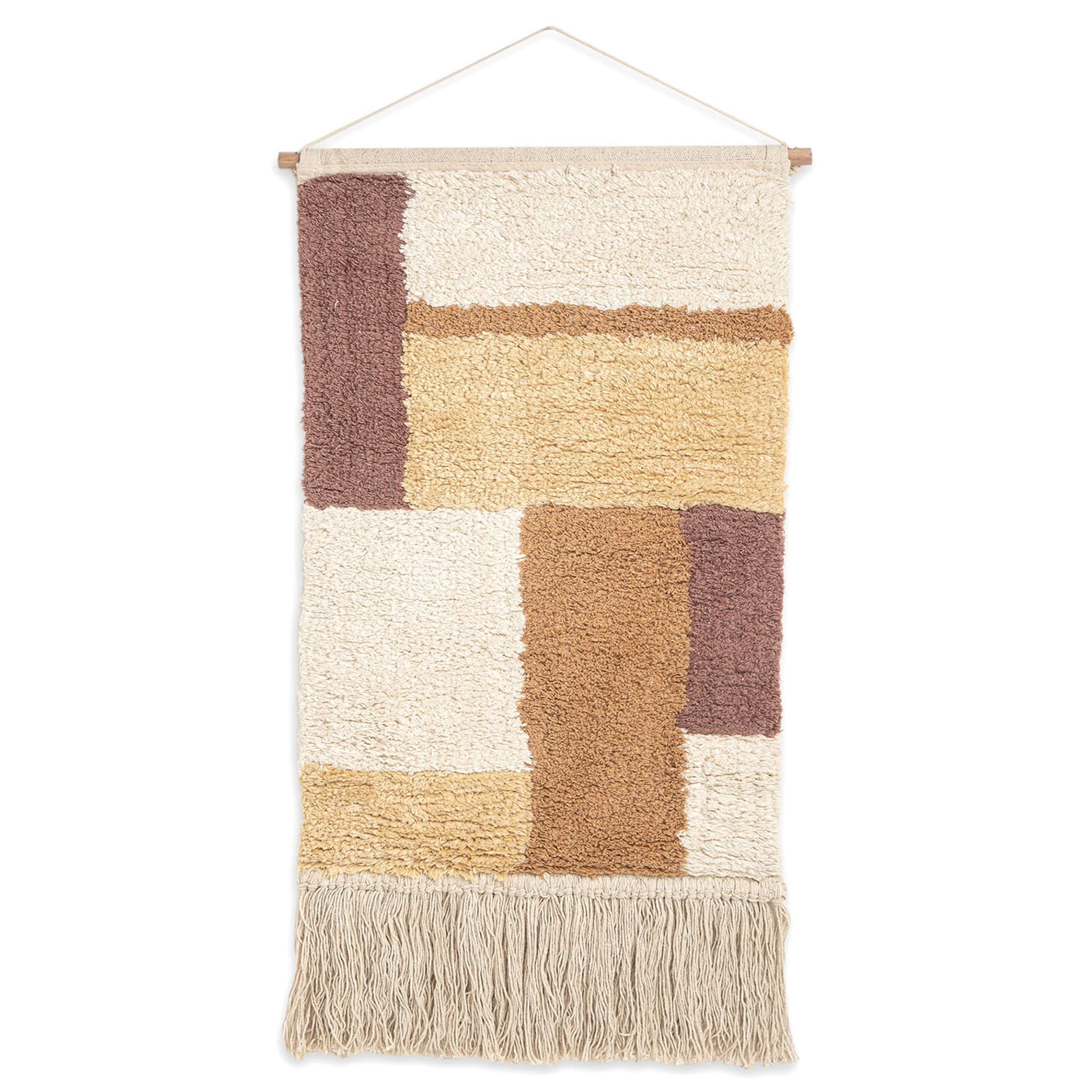 Safari Nursery Décor - Cotton Wall Hanging for Baby Room, 14x21