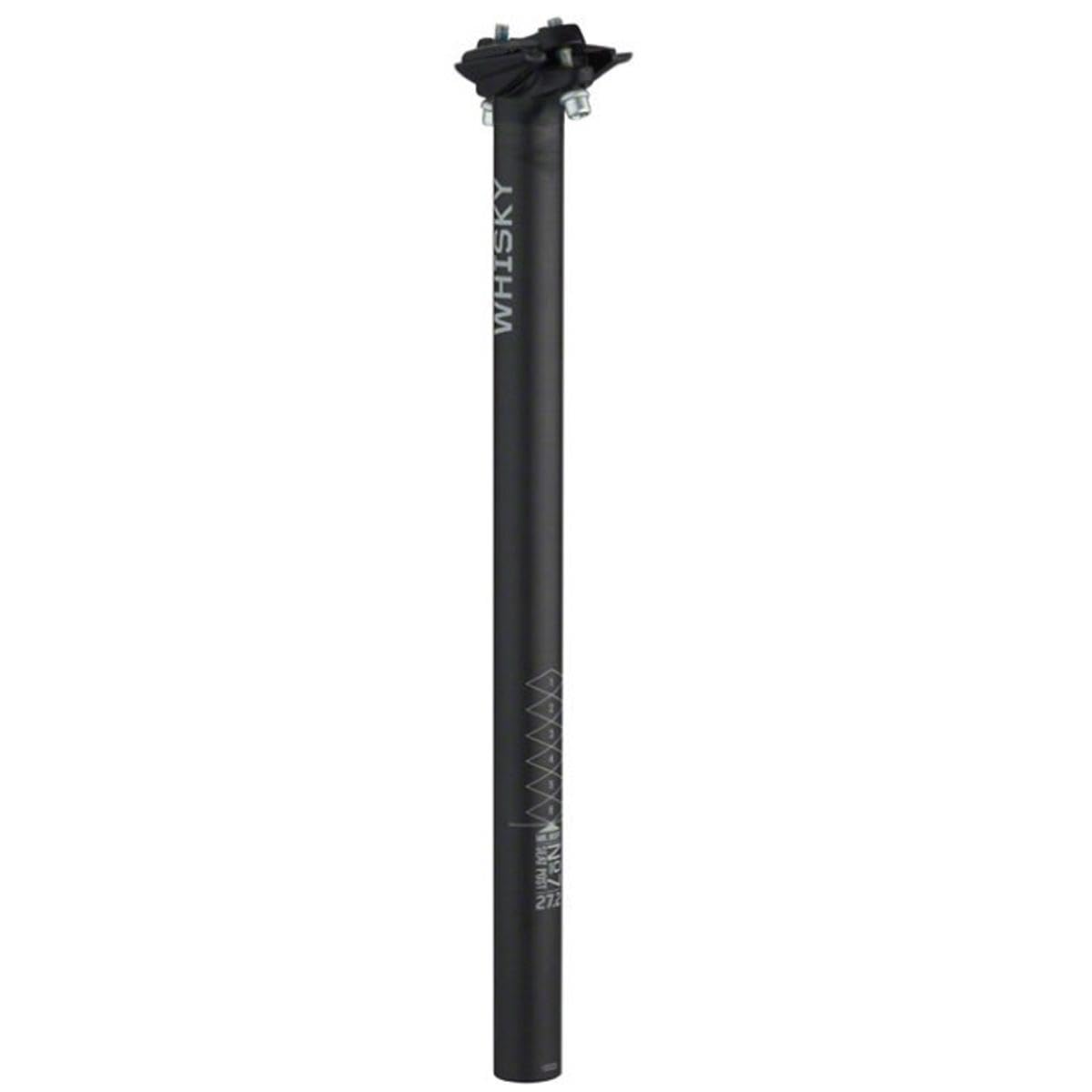 Premium Carbon Fiber Bicycle Seatpost - 30.9mm x 400mm Zero Offset - Lightweight & Durable for Road & Mountain Bikes - WHISKY No.7 Model - Perfect for Cycling Enthusiasts & Performance Riders