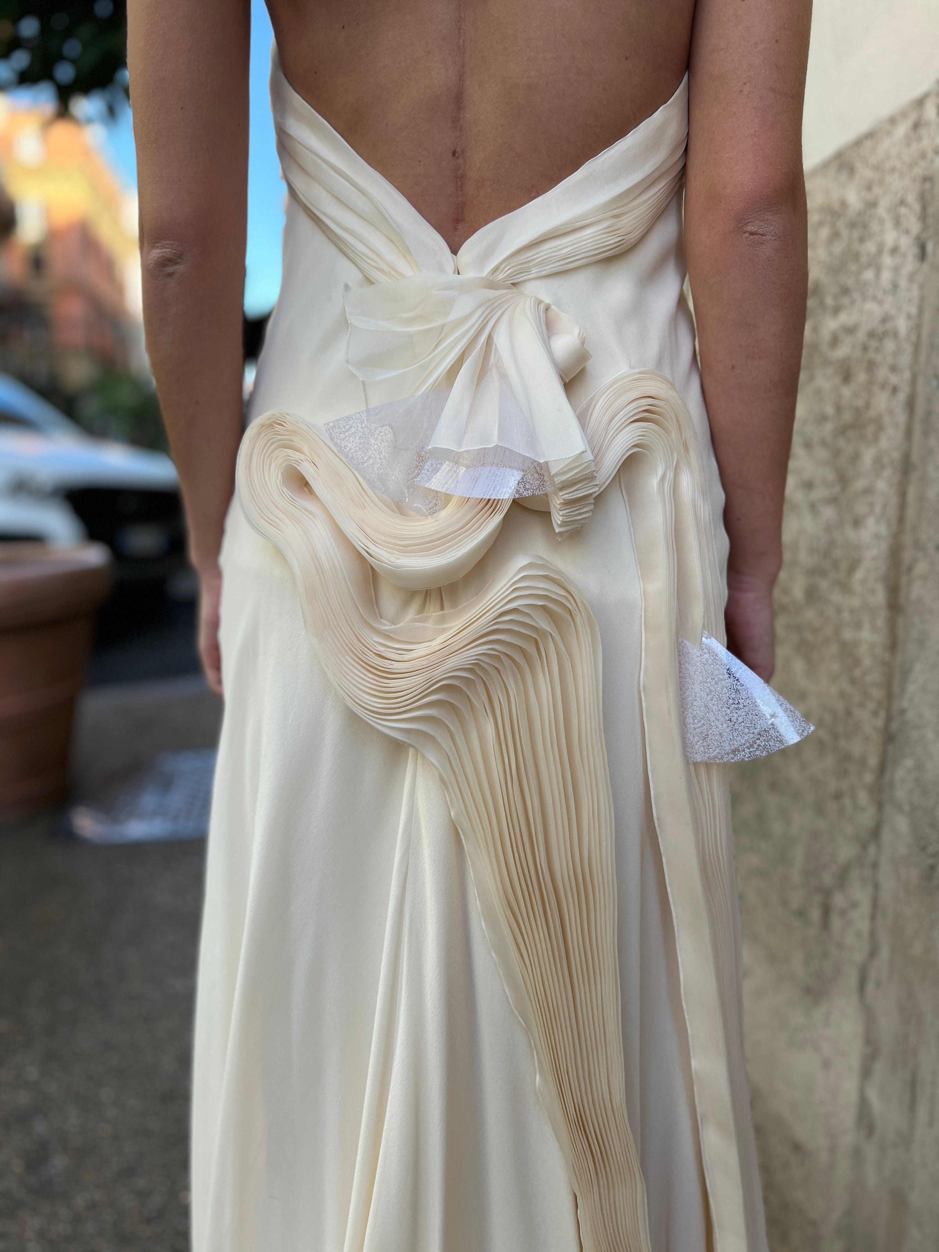 Elegant Pignatelli Wedding Dress - Lace A-Line Bridal Gown for Church Ceremony & Romantic Outdoor Weddings