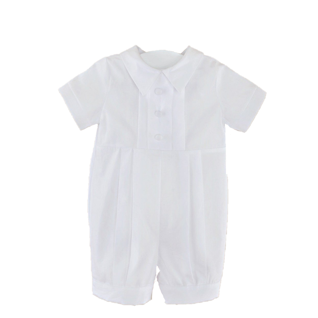 Little Things Mean a Lot Boys Tyler Christening Outfit Set - Baptism Gown, Bonnet & Booties for Baby Boy Christening Ceremony