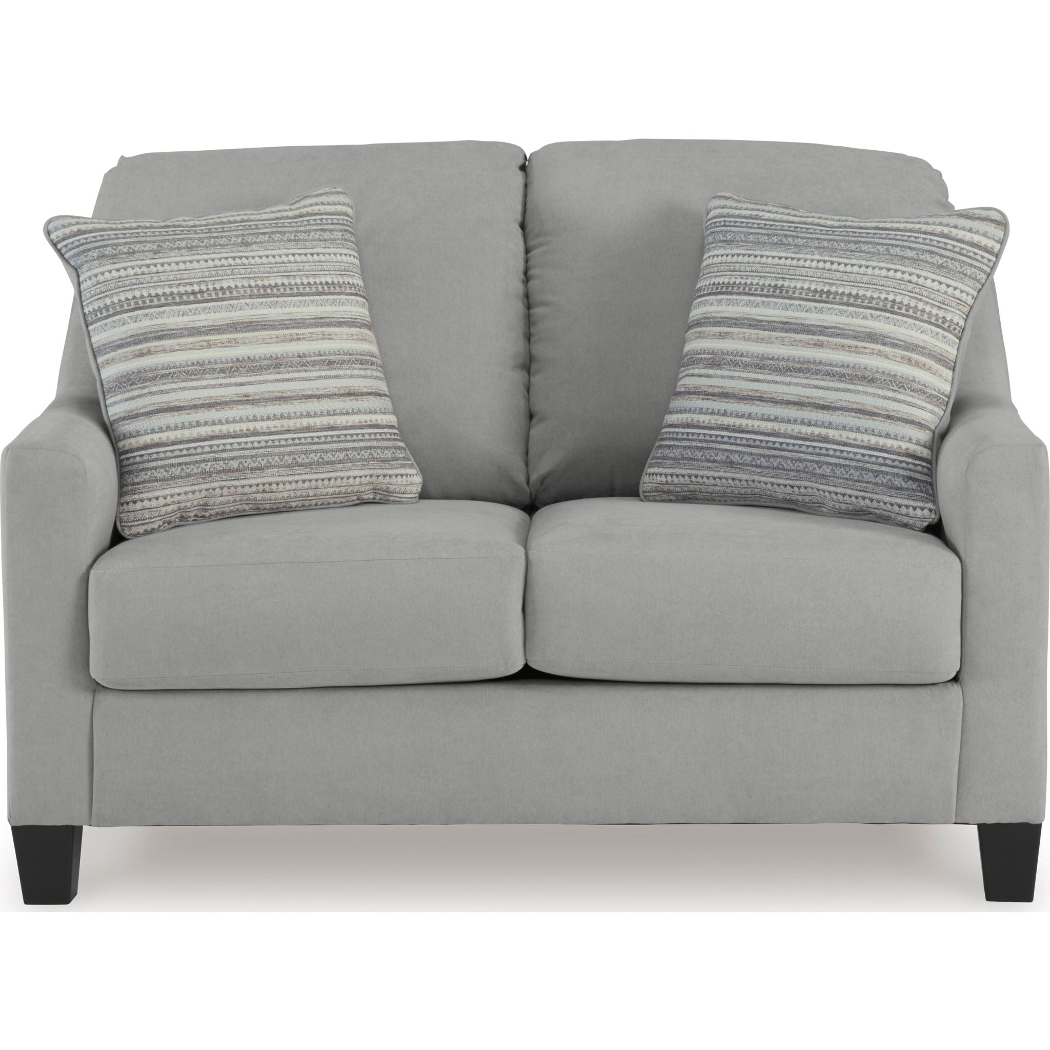 Adlai Loveseat in Shadow - Modern Two-Seater Sofa for Living Room, Lounge & Small Spaces - Perfect for Apartments, Dorms & Cozy Home Decor