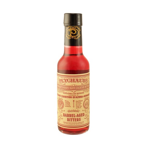 Peychaud's Barrel Aged Aromatic Bitters - 5 oz | Premium Cocktail Bitters for Old Fashioned, Sazerac & Craft Cocktails | Perfect for Home Bars & Mixology Enthusiasts