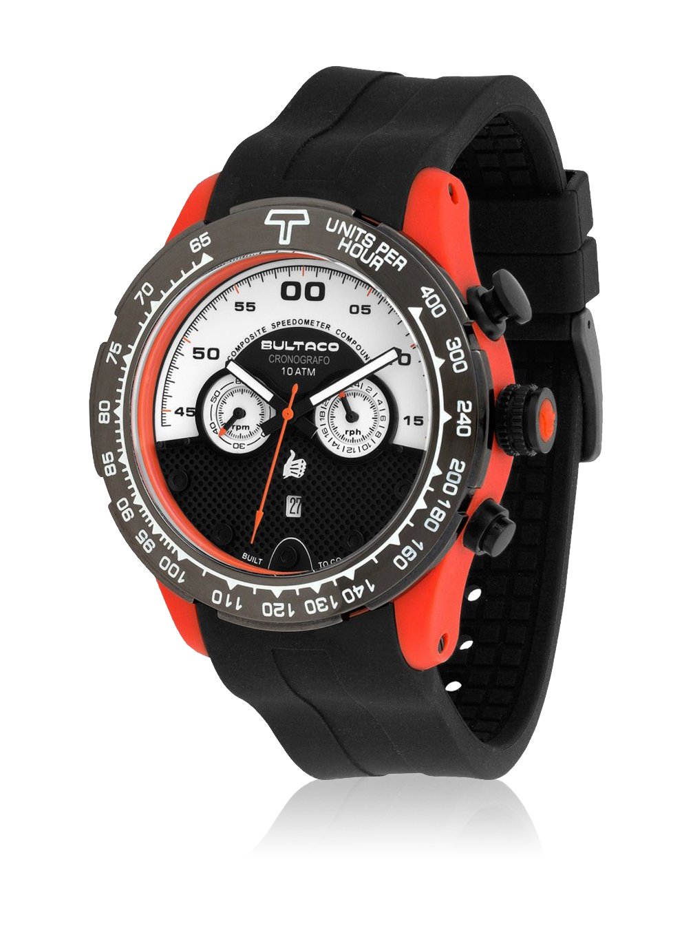 Bultaco Men's Chronograph Watch H1PO48C-SW1 - Stylish Analog Quartz Wristwatch for Business, Casual & Outdoor Activities