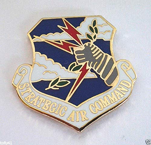 US Military Rank Pin Patch - Strategic Air Command SAC (1-1/8