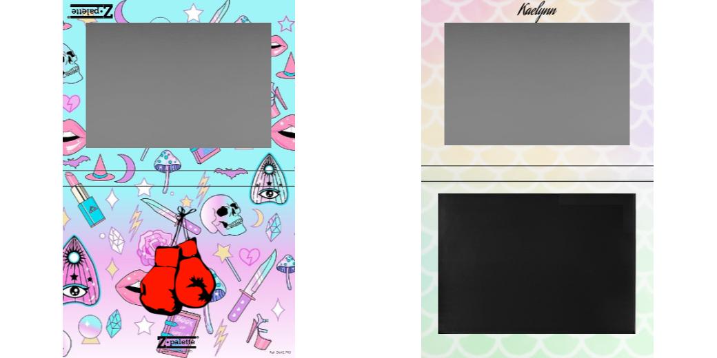 Custom Extra Large Magnetic Makeup Palette - Professional Empty Eyeshadow & Blush Organizer for Travel, Home, and Salon Use