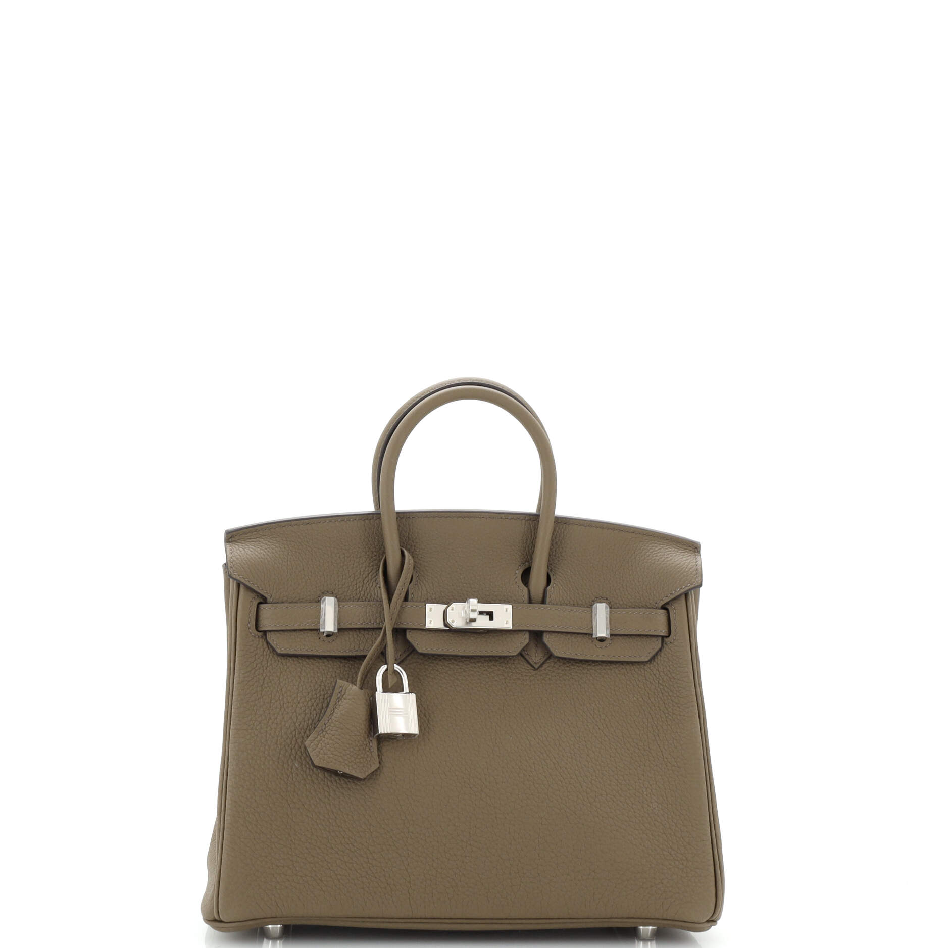 Birkin Handbag 25 in Toundra Togo Leather with Palladium Hardware | Luxury Designer Shoulder Bag for Women | Perfect for Work, Evening Events & Special Occasions