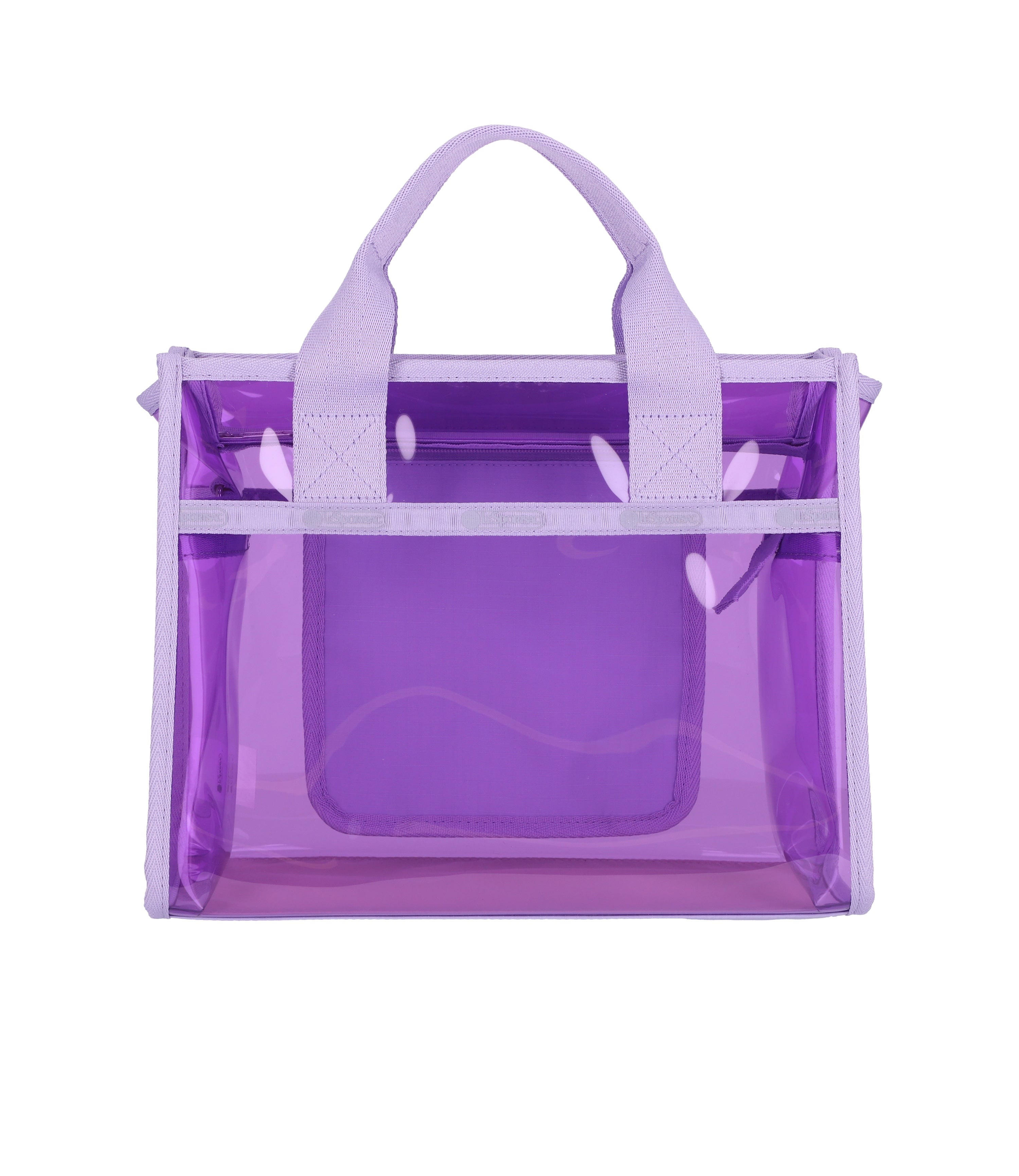 Clear Medium Top Handle Tote Bag - Fashionable Transparent PVC Shoulder Bag for Women - Perfect for Work, Shopping, Beach & Travel Accessories
