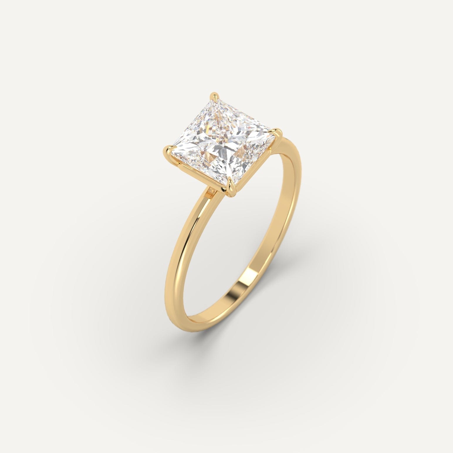 2 Carat Princess Cut Diamond Engagement Ring for Women - Perfect for Proposals, Weddings & Anniversaries