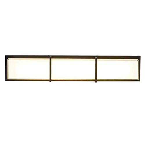 Allen + Roth Brighton 3-Light Bronze Vanity Light - Modern Contemporary Bathroom Lighting Fixture for Mirror, Dresser & Makeup Area