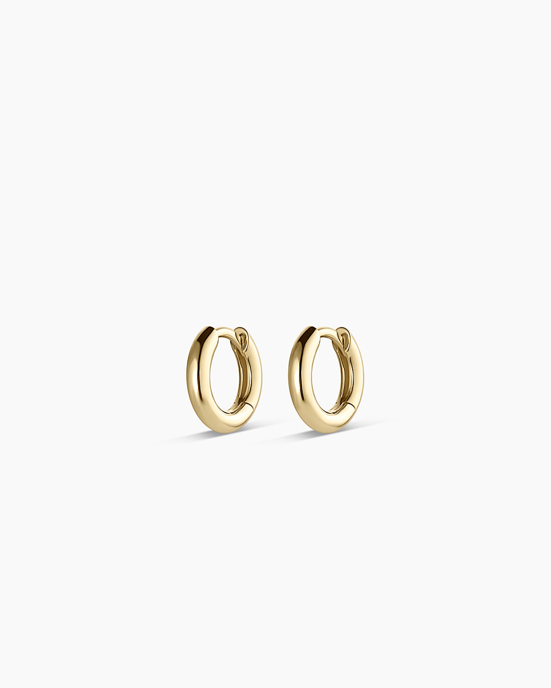 14K Gold Huggie Hoop Earrings for Women - Minimalist Everyday Hoops for Cartilage, Helix, or Lobe Piercing - Perfect for Work, Date Night & Casual Wear