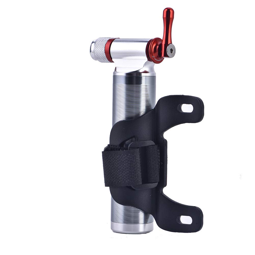 Premium Alloy Bike Pump - 13.3x5.6cm Mini Bicycle Tire Inflator, Durable Antifreeze Design for Road & Mountain Bikes | Perfect for Camping, Cycling, Outdoor Adventures & Emergency Tire Inflation