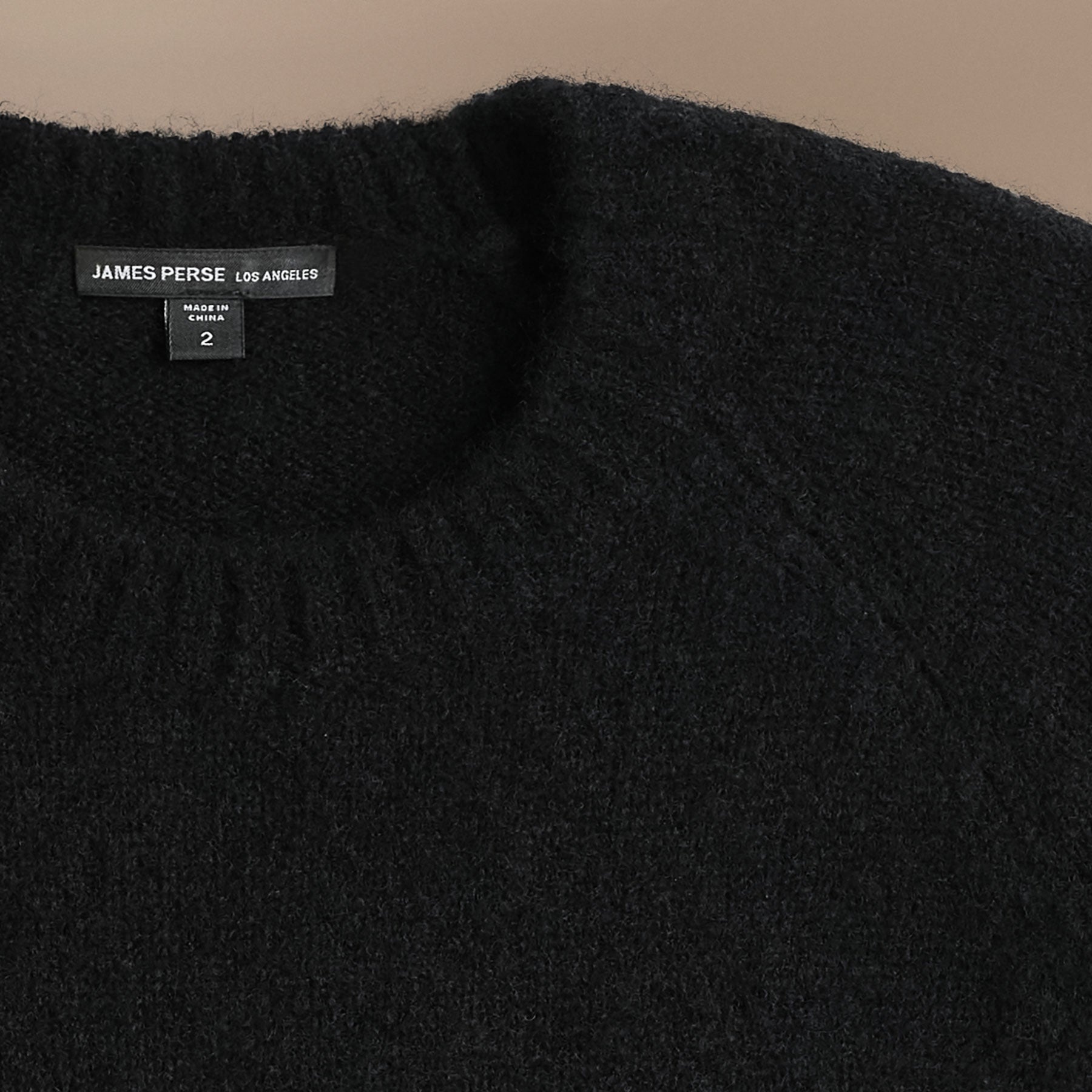 Lightweight Textured Cashmere Crew Neck Sweater for Women - True Black | Soft & Warm Winter Pullover for Casual Outfits & Office Wear