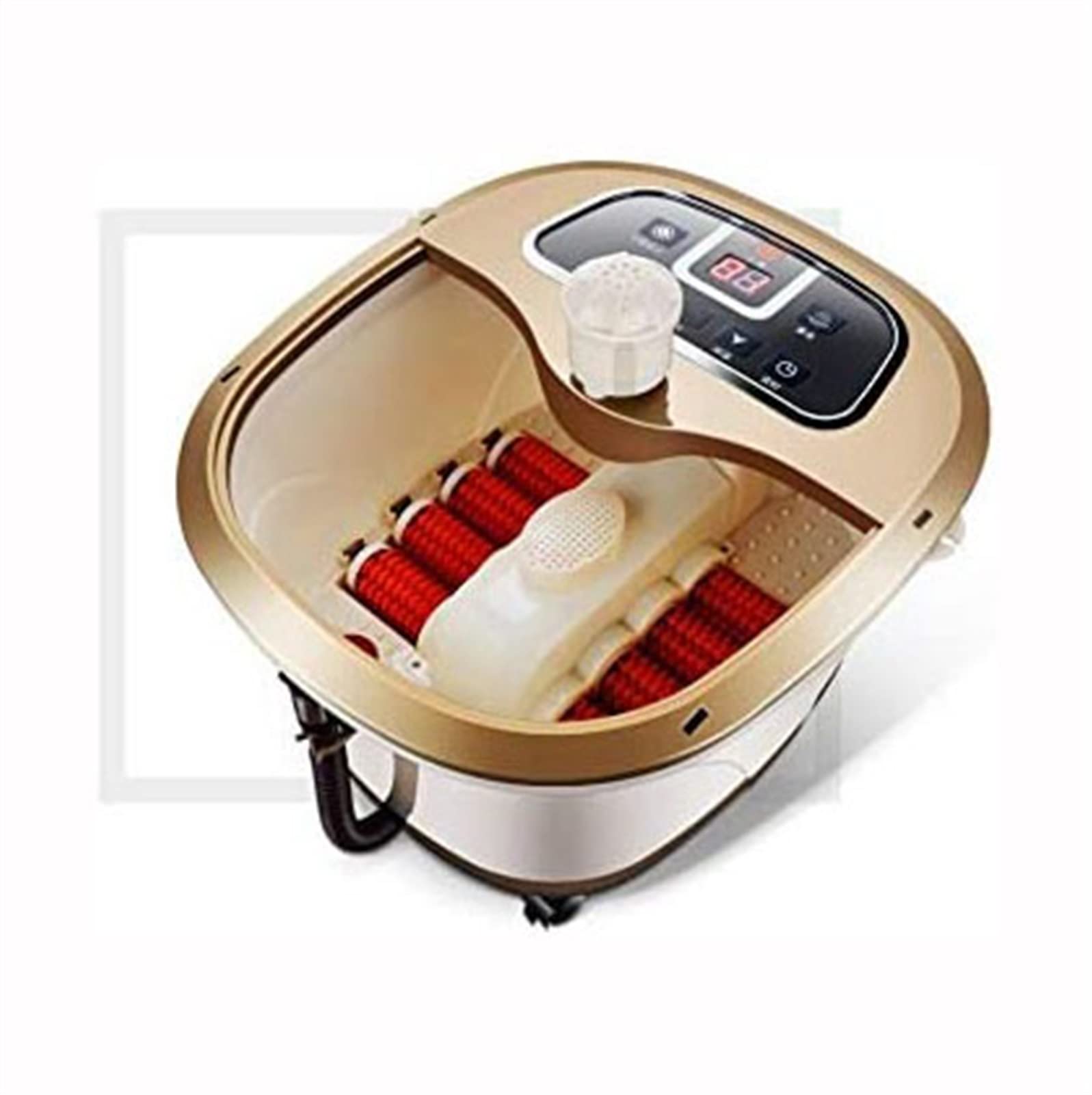 Relaxing Foot Spa Bath Massager with Heat & Bubbles - Electric Pedicure Foot Soak Tub for Pain Relief & Massage - Perfect for Home Spa, Self Care & Relaxation After Work