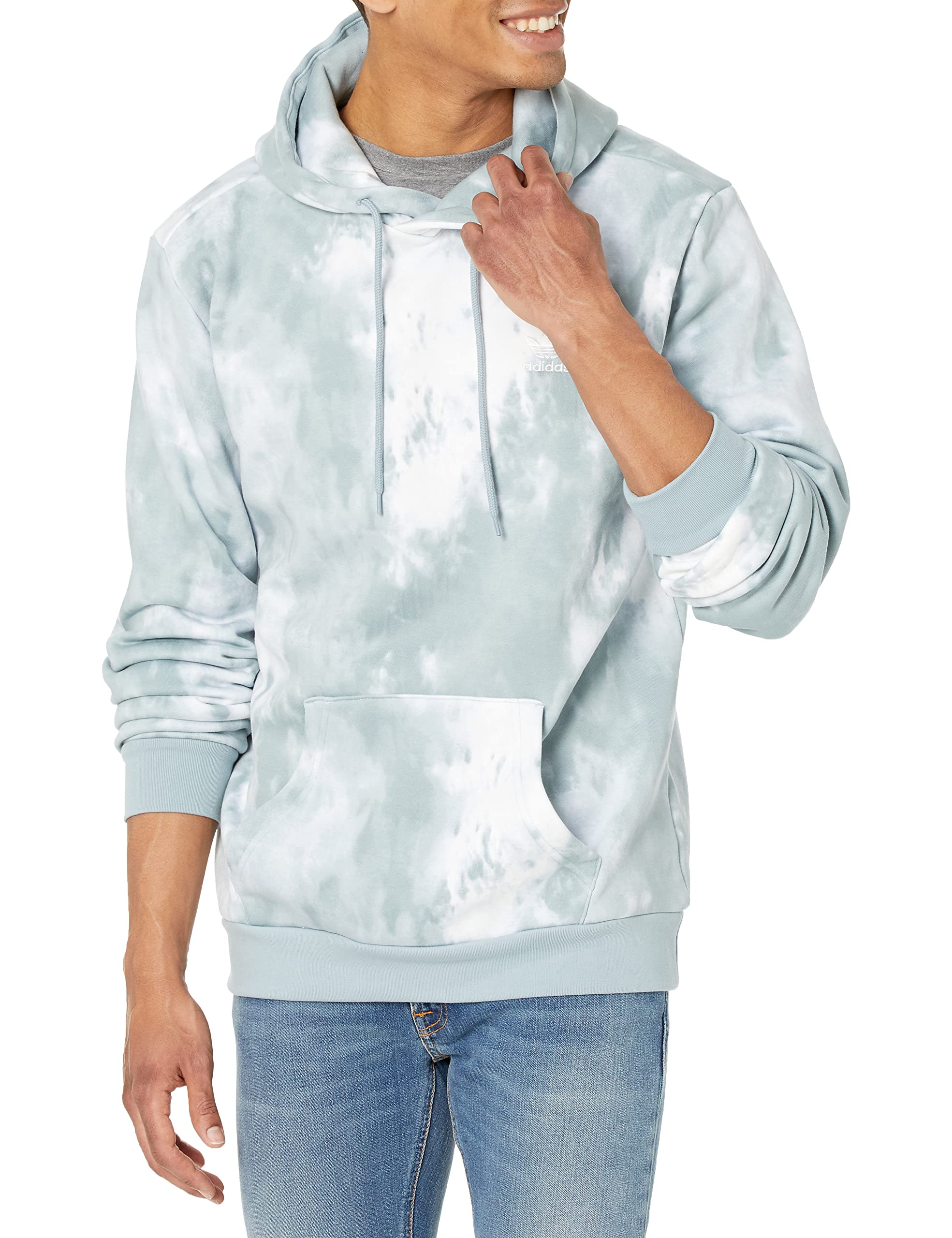 adidas Originals Men's Trefoil Essentials Hoodie - Classic Pullover Sweatshirt for Casual Wear, Gym & Street Style