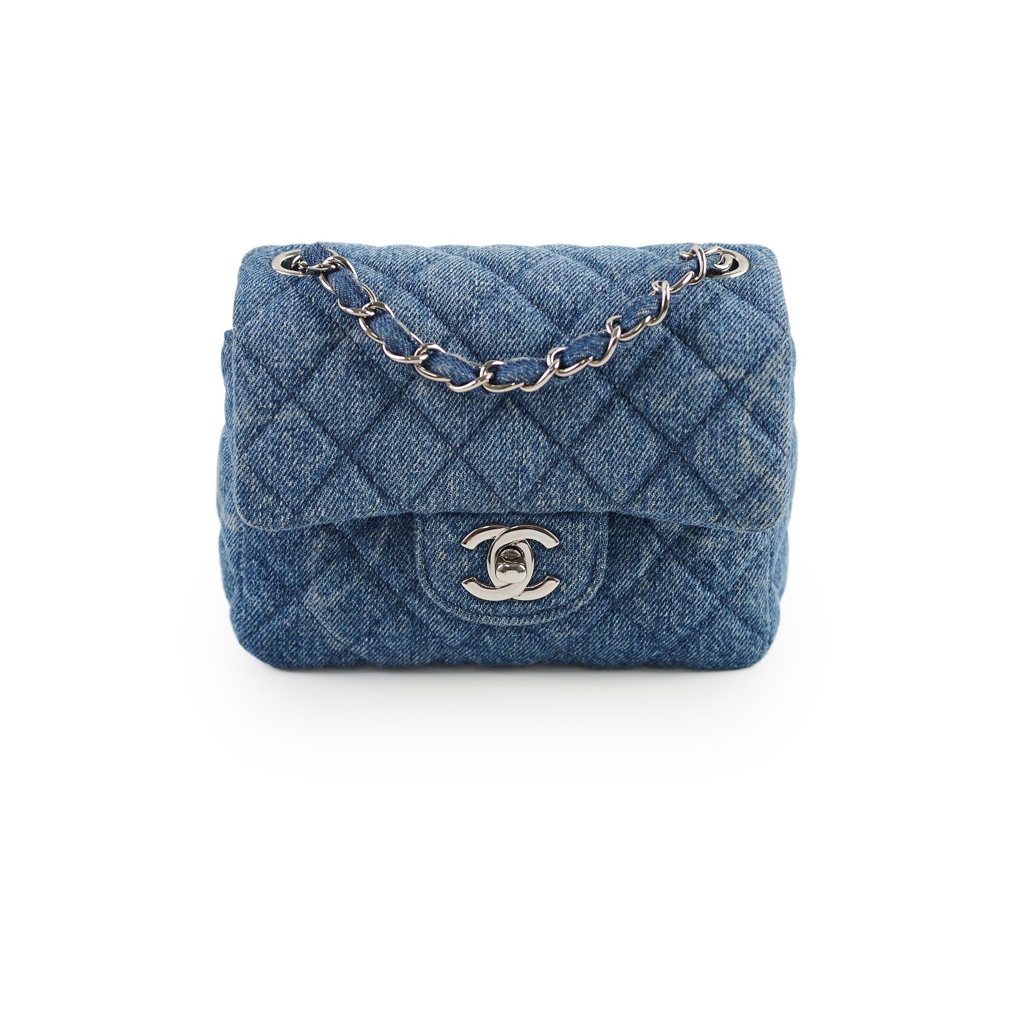 Chanel Mini Denim Square Blue 30 Series Crossbody Bag - Luxury Designer Handbag for Women | Perfect for Parties, Date Nights & Everyday Use