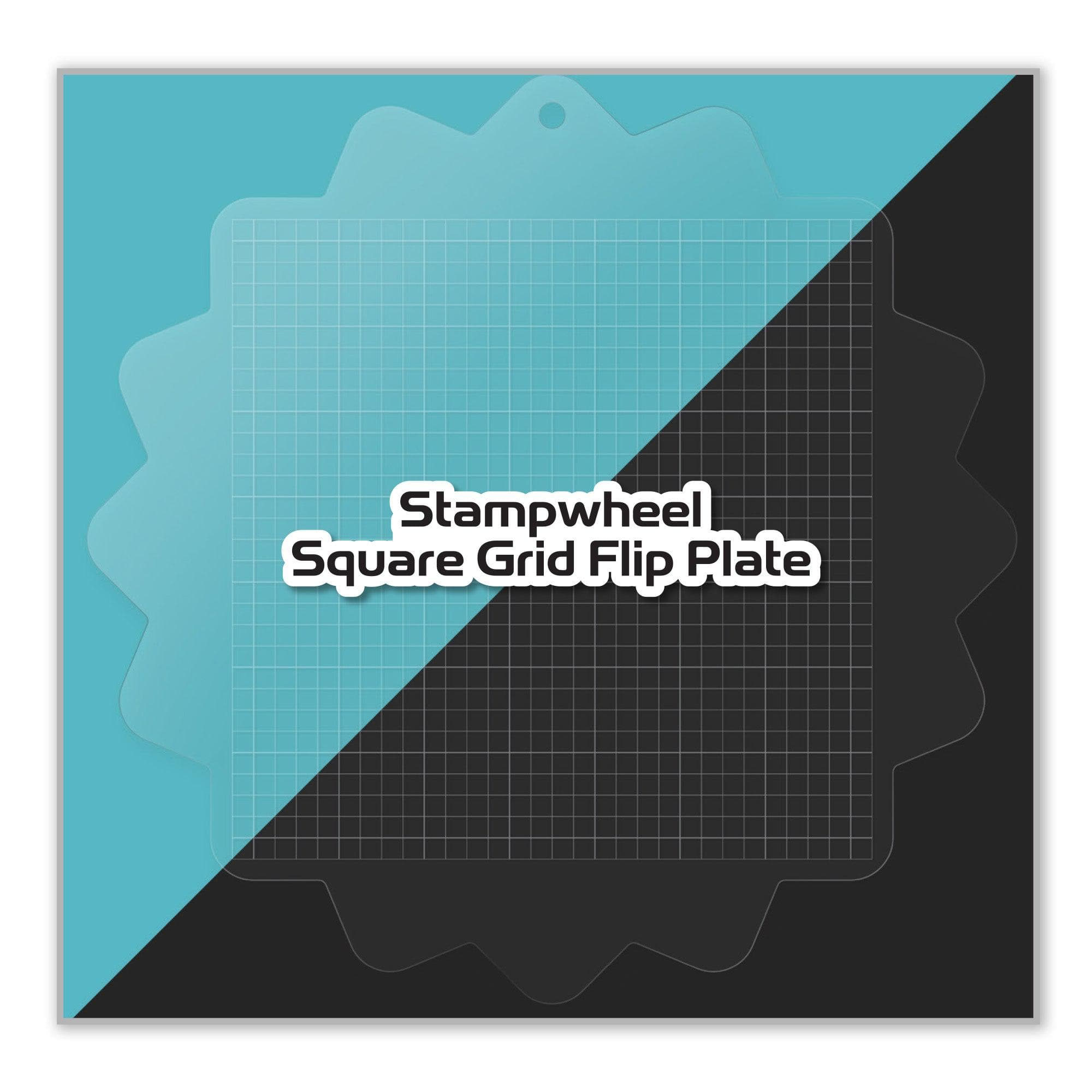 Stampwheel Square Grid Flip Plate - Non-Slip Baking Mat for Cookies, Pastry & Dough - Perfect for Home Bakers & Professional Kitchens