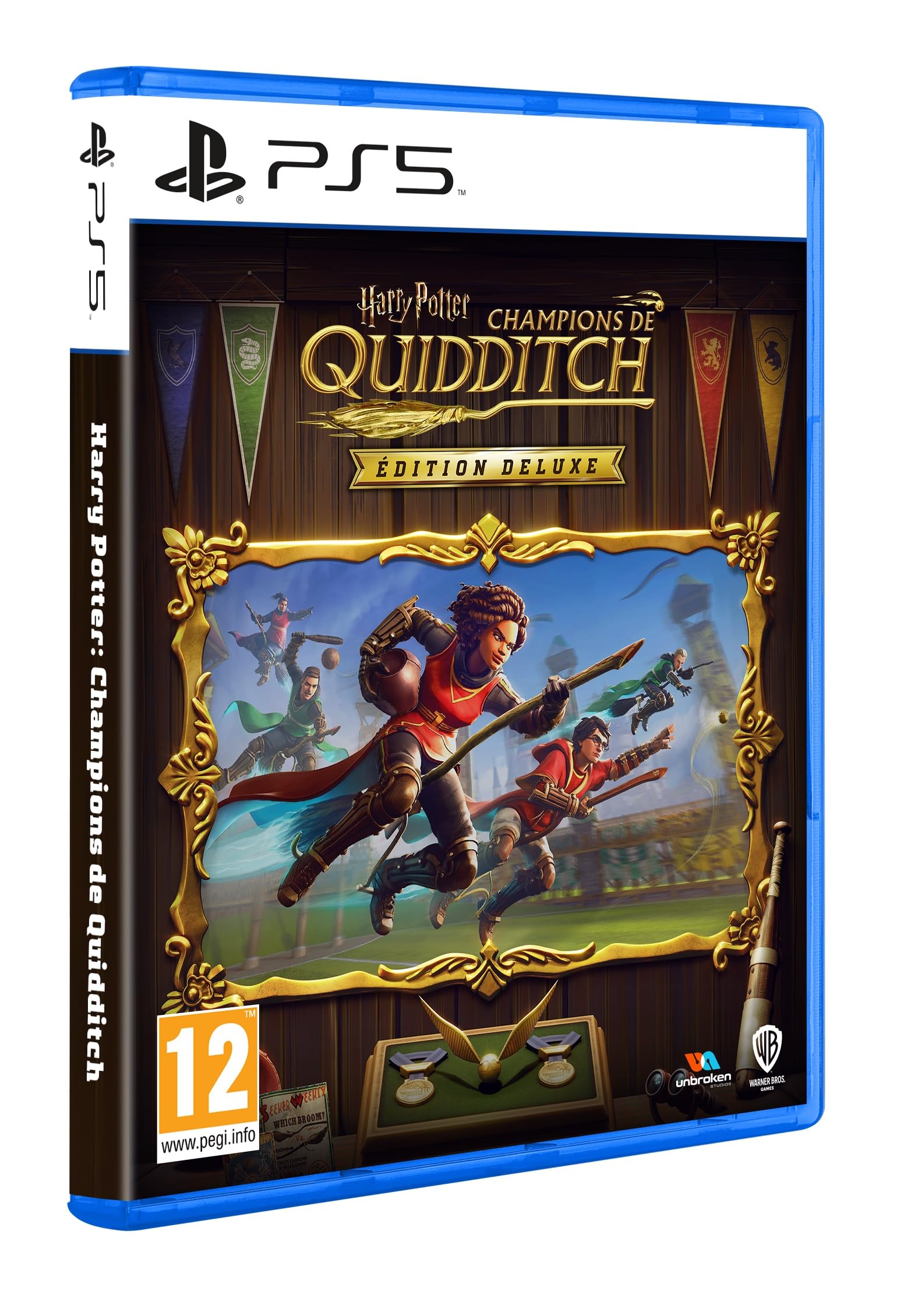 Harry Potter: Quidditch Champions Deluxe Edition for PS5 - Immersive Wizarding World Sports Game for Family & Friends Multiplayer Fun