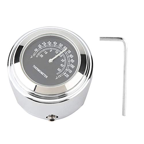 22-25mm Motorcycle Thermometer Gauge - Handlebar Mount for Outdoor Riding