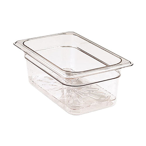 Cambro 30CWD135 Camwear Clear 1/3 Size Drain Shelf - Durable Food Storage Container for Commercial Kitchens, Restaurants & Catering Services