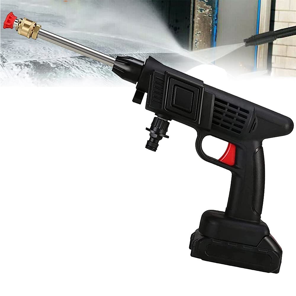 SHENGSHIYU 24V Electric Pressure Washer Gun - Portable Handheld Car & Home Cleaning Tool with Battery Storage Box - Ideal for Outdoor, Garden, Driveway, Patio & Vehicle Washing