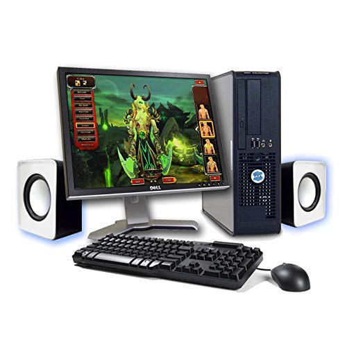 Refurbished Dell Gaming PC with Windows 10 - High Performance Computer for Gaming, Streaming & Work | Includes Keyboard & Mouse | Ideal for Gamers, Students & Home Office
