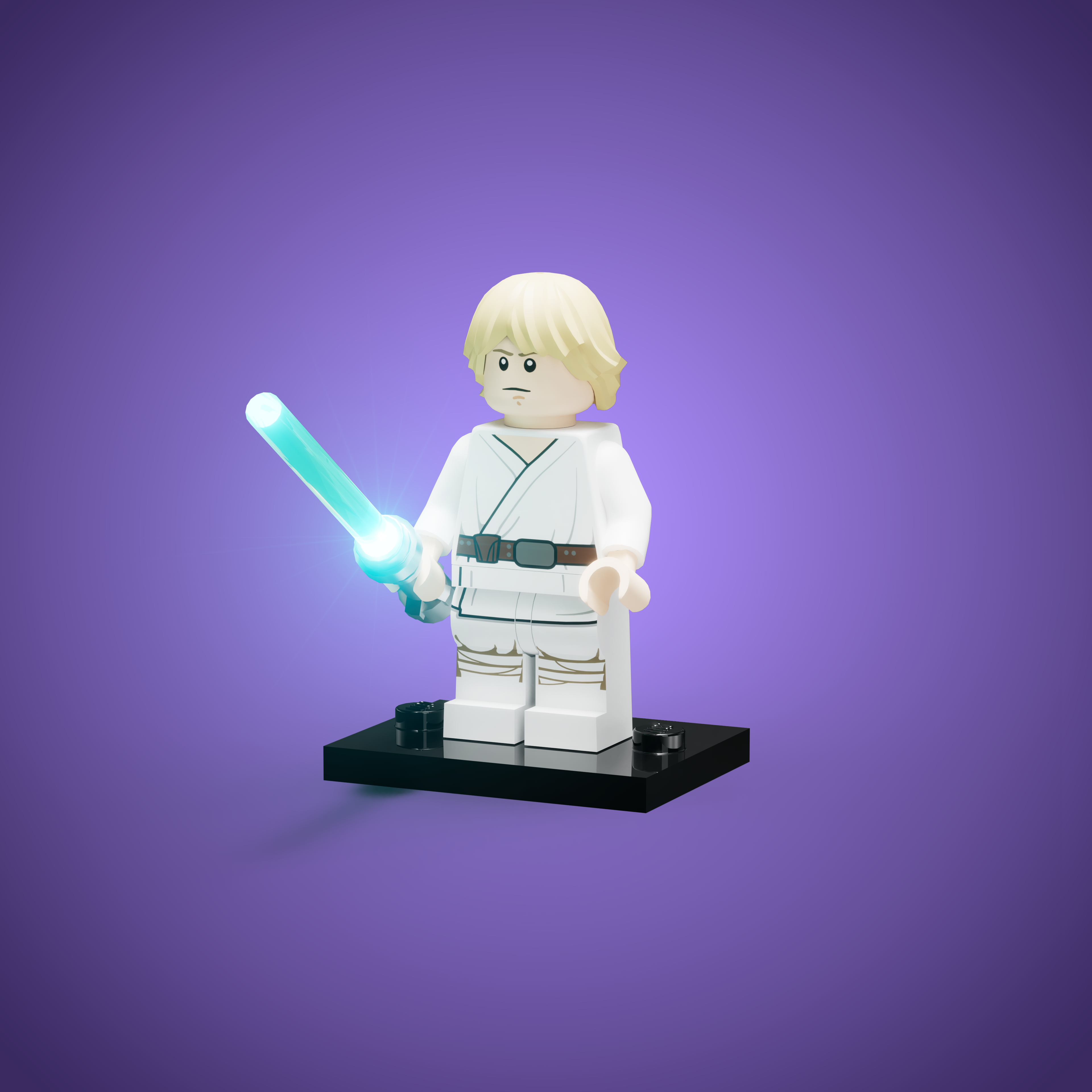 Premium Astro Lightsaber 2.0 - Blue LED Light Up Toy Sword (5cm) for Kids - Perfect for Star Wars Cosplay, Birthday Gifts & Space Themed Parties