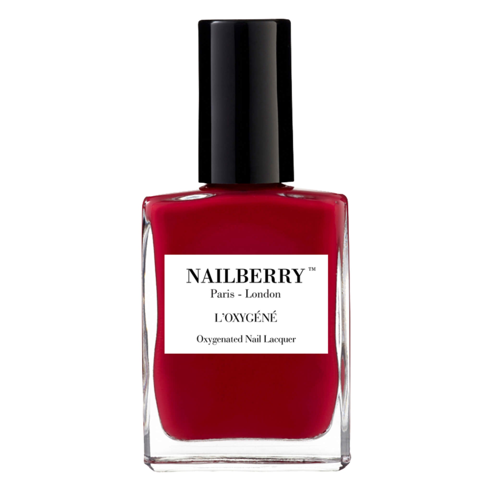 Oxygenated Nail Polish - Strawberry Jam Red Nail Lacquer | Long-Lasting, Non-Toxic Formula for Manicures & Pedicures | Perfect for Parties, Weddings & Everyday Wear