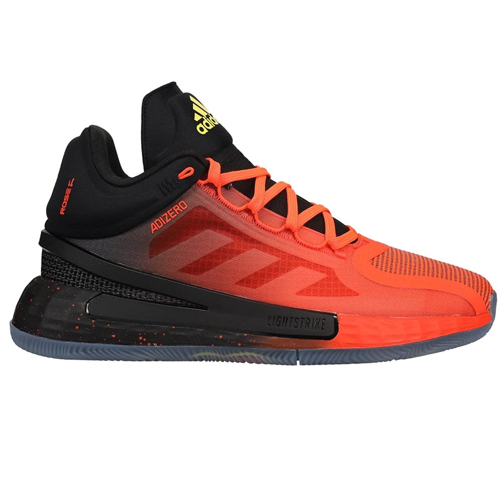 Adidas Men's D Rose 11 Basketball Shoes - Black & Orange Size 14 M - High-Performance Sneakers for Basketball & Casual Wear - Perfect for Court Games, Training & Street Style