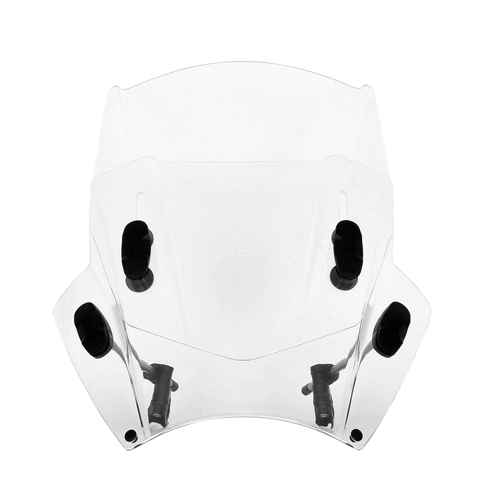 Universal Motorcycle Windscreen for Kawasaki Suzuki Yamaha BMW - Windshield Deflector for Riding Comfort