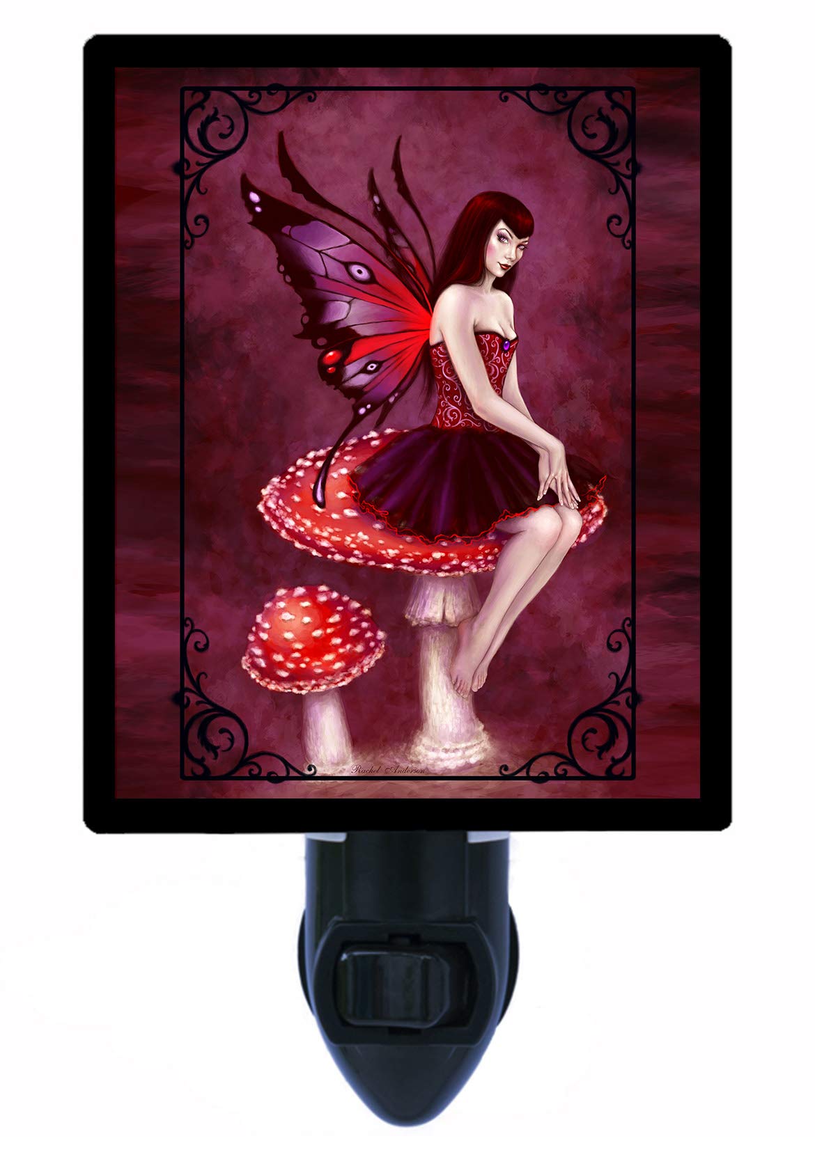 Amanita Muscaria Mushroom Night Light - Decorative LED Photo Lamp for Bedroom, Nursery & Fairy Themed Rooms | Perfect Gift for Fantasy Lovers & Kids