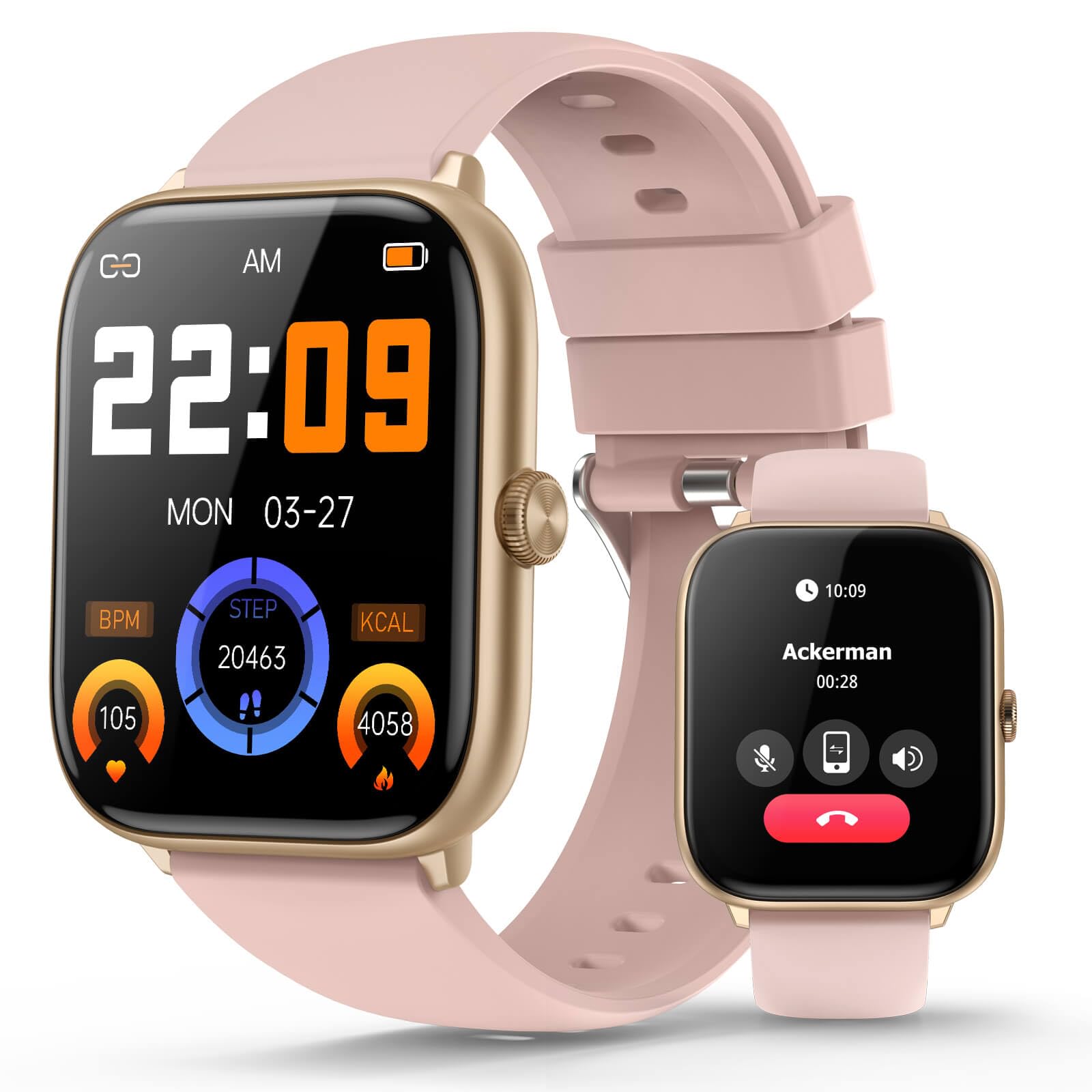 Smart Watches for Women with Bluetooth Calling, 2.06