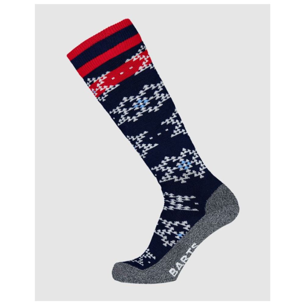 Premium Barts Ski Socks for Men & Women - Warm Nordic Navy Wool Blend Winter Socks for Skiing, Snowboarding & Cold Weather Outdoor Activities
