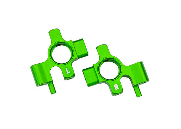 High-Quality Aluminum Steering Blocks for RC Cars - Durable & Lightweight Green Upgrade Parts - Perfect for Off-Road Racing and RC Vehicle Customization