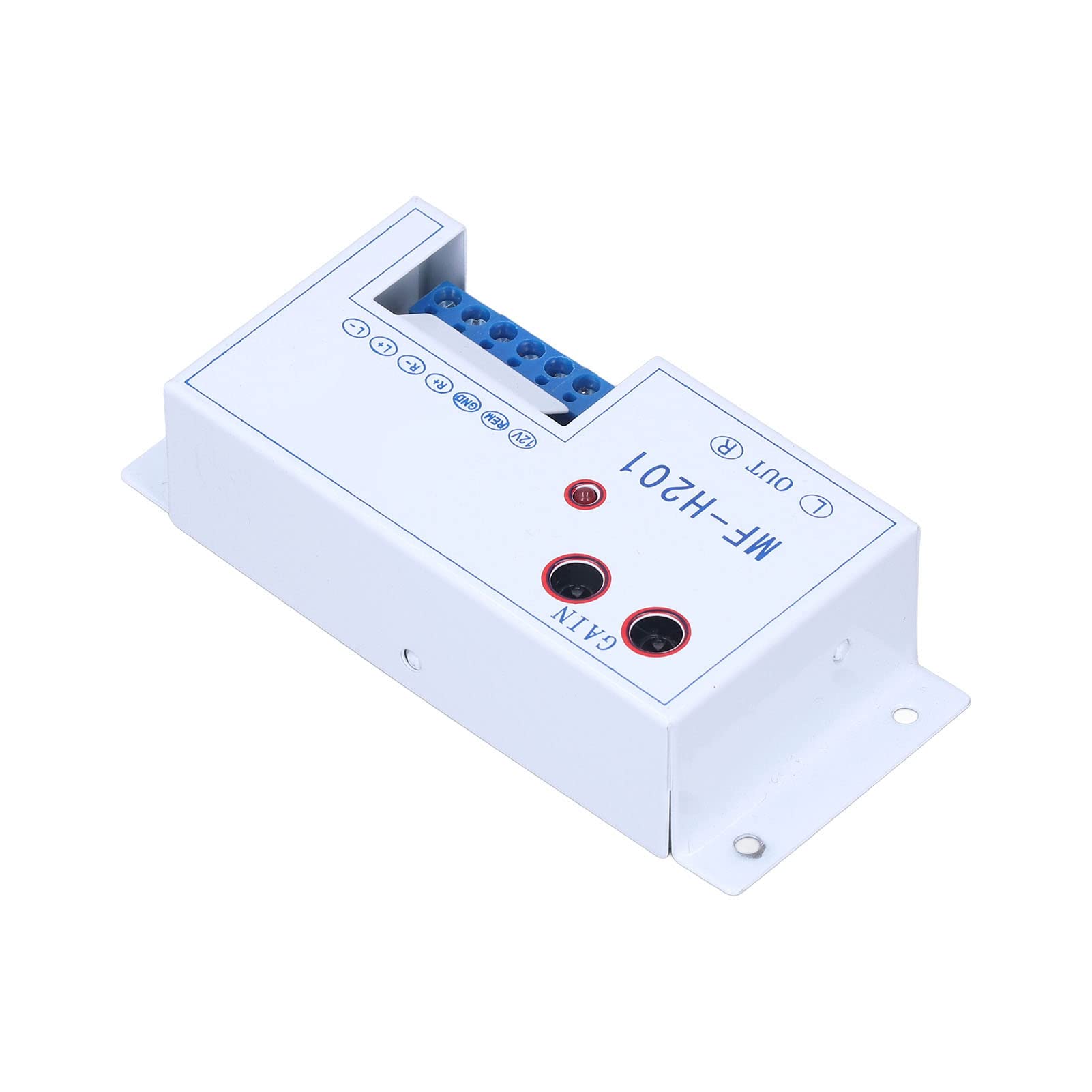 MFH201 Car Audio Speaker Level Adapter - 12V High to Low Converter for Vehicle Stereo Systems | Perfect for Aftermarket Radio Installation & Amplifier Connection