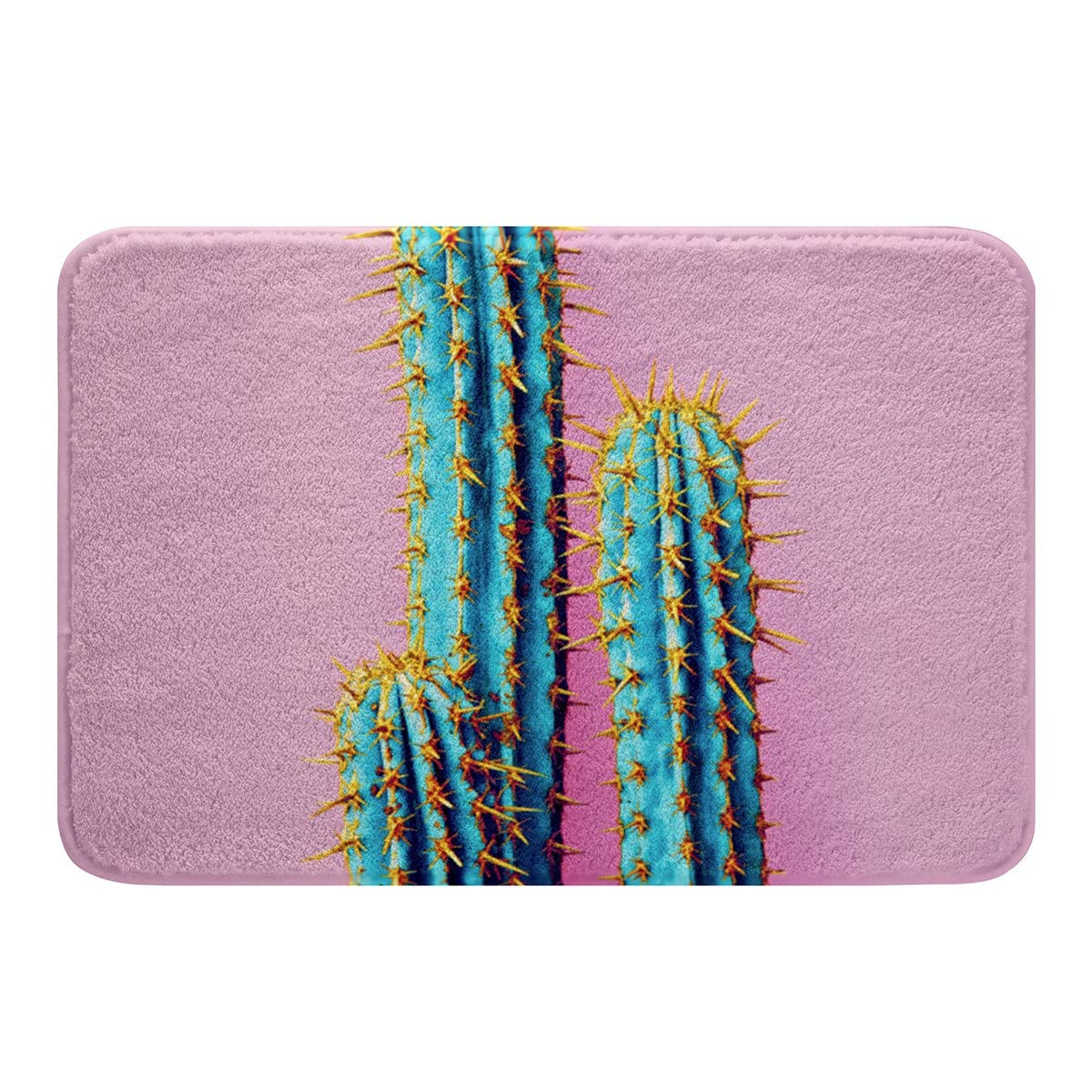 Non-Slip Cactus Bath Mat 16