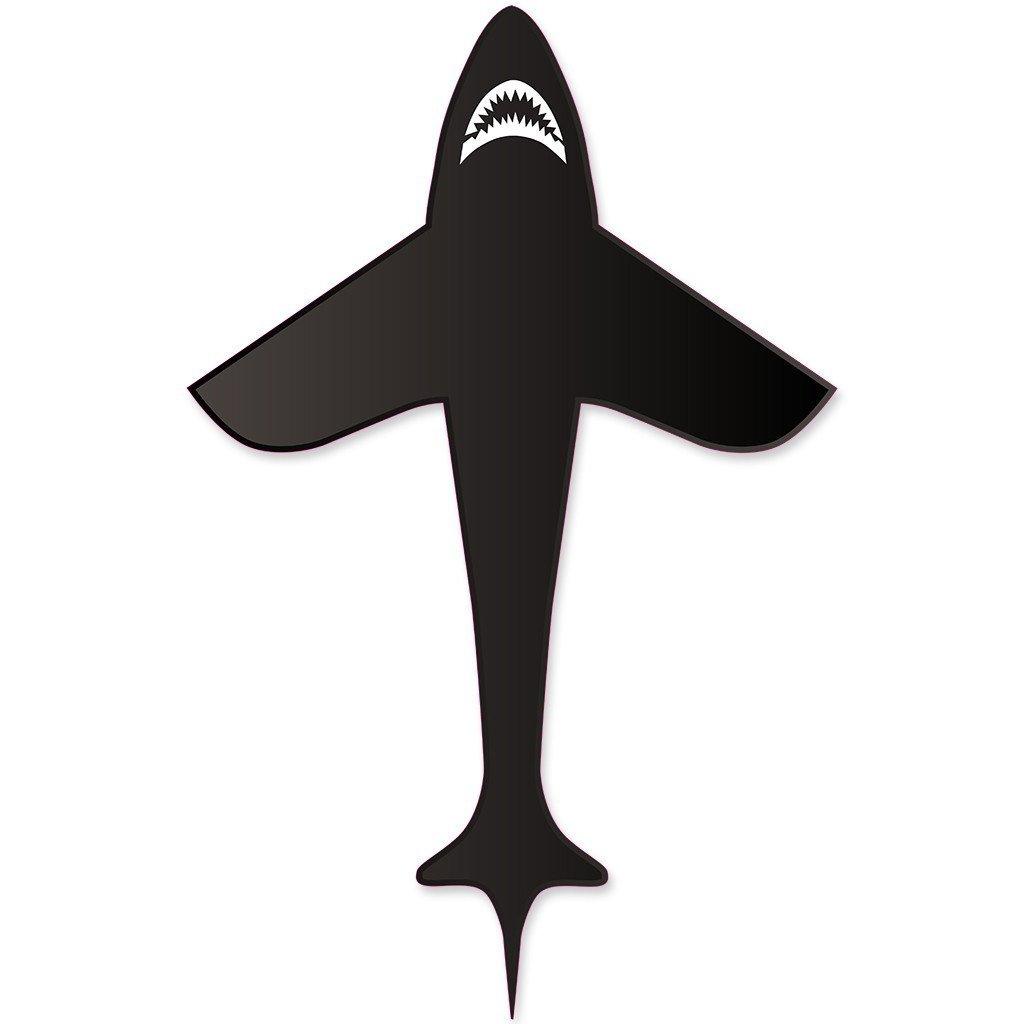 6 ft Black Shark Kite - Large Flying Shark Kite for Outdoor Activities, Beach, Park & Backyard Fun - Perfect for Kids and Adults
