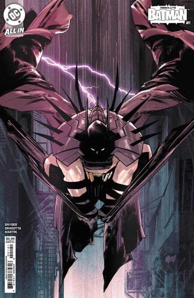Absolute Batman #1 Cover D Mitch Gerads Card Stock Variant - Limited Edition Collectible Comic for DC Fans, Perfect for Display, Gifting & Comic Book Collections
