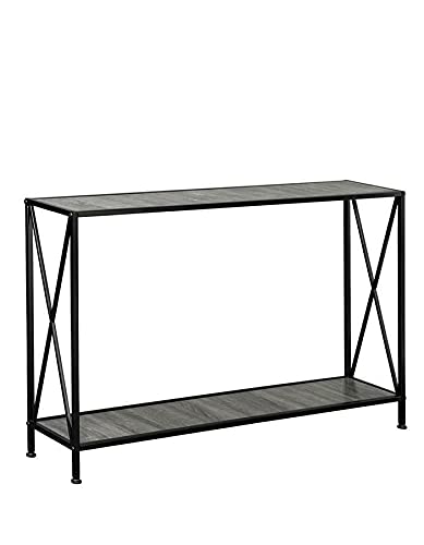 2-Tier Console Table with Drawers - Accent Sofa Side Table, Entryway Hall Display Shelf, Coffee Table & Home Office Desk - Perfect for Living Room, Bedroom & Workspace Storage