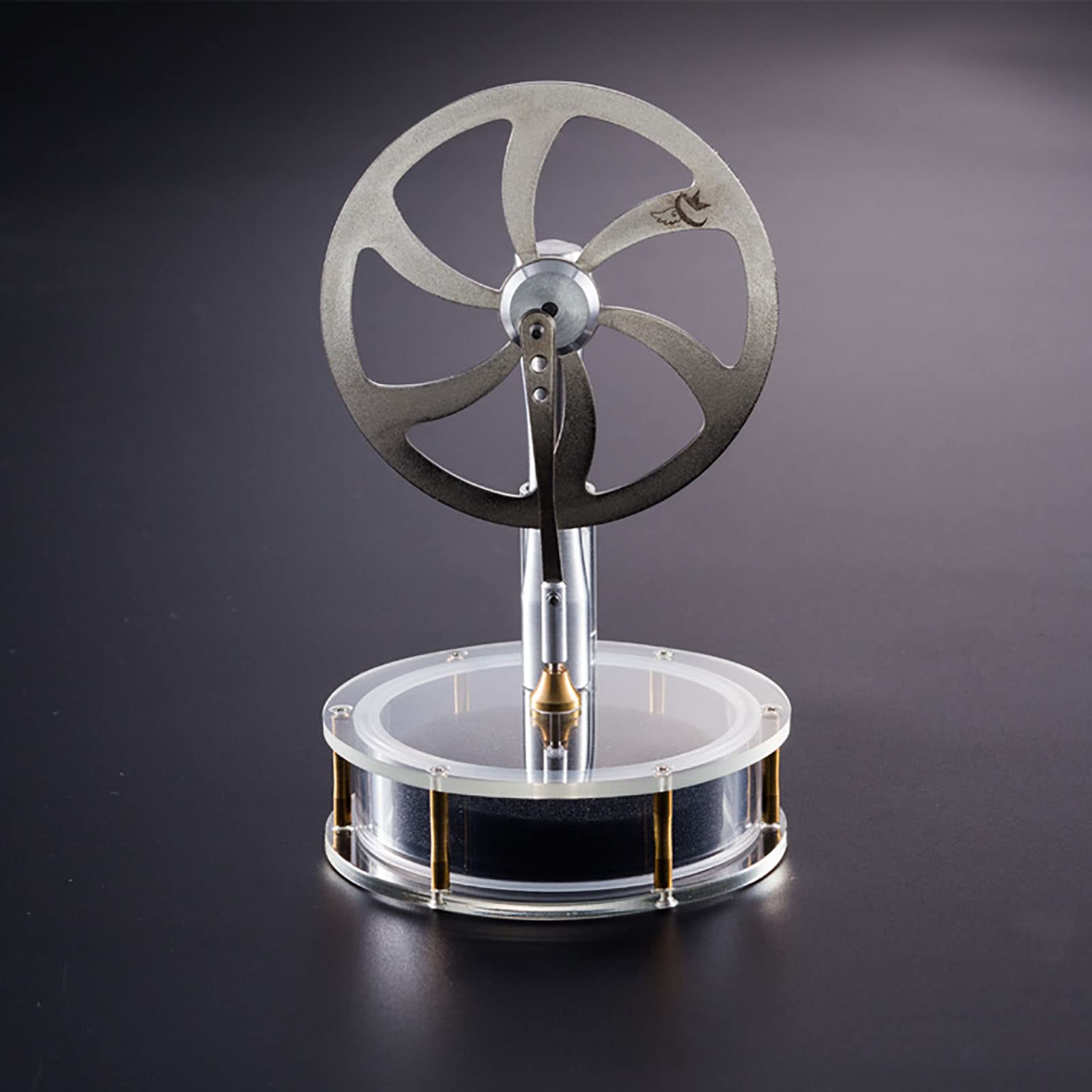 QENW Low Temperature Stirling Engine Model - Educational Steam Heat Power Generator Toy Kit for Science Learning & DIY Projects | Perfect for Classroom Demonstrations, STEM Education & Physics Experiments