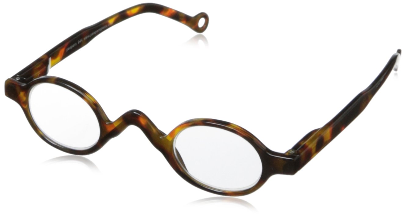 Peepers by PeeperSpecs The Rogue Round Reading Glasses - Stylish & Lightweight Readers for Women & Men - Perfect for Reading, Computer Work & Crafts