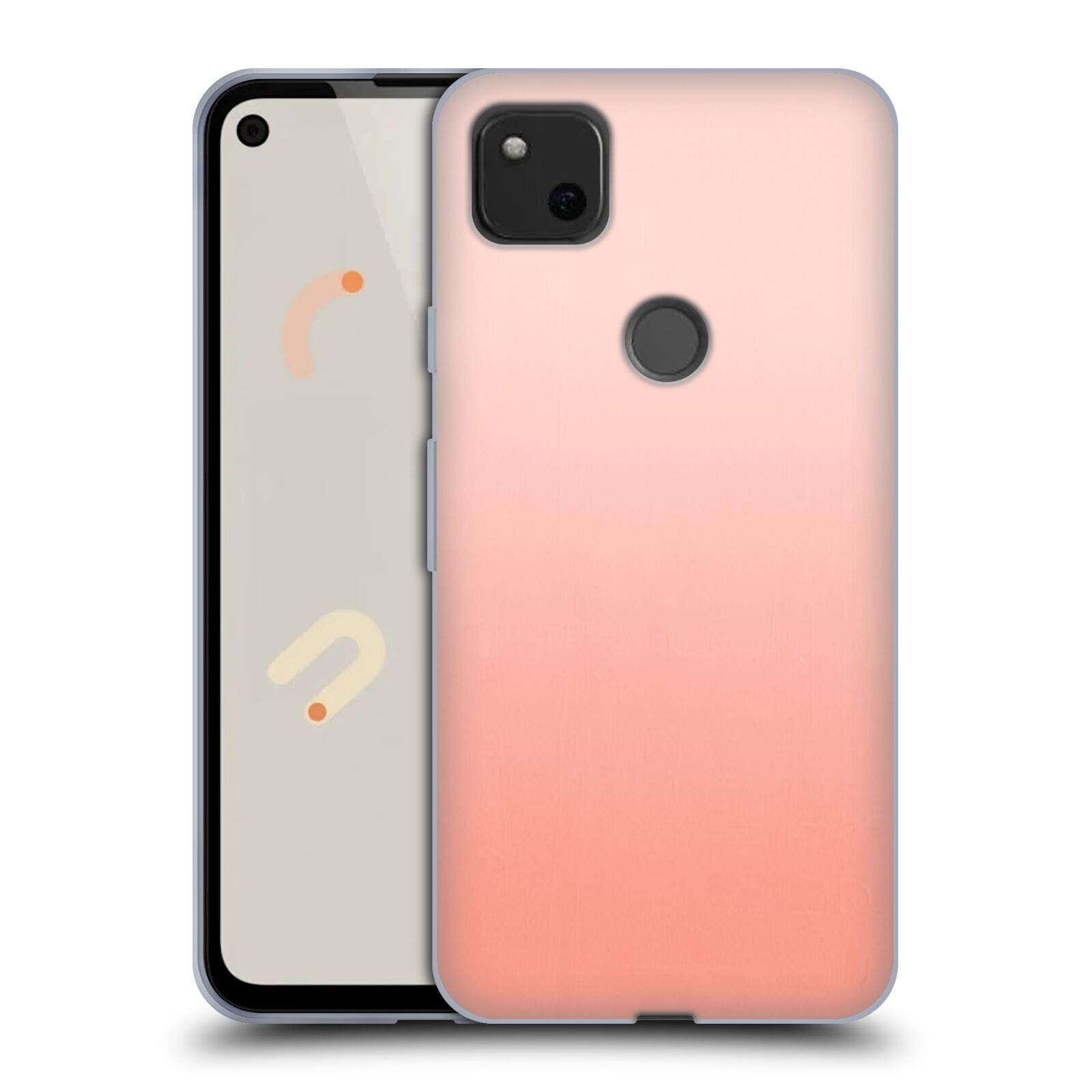 Charlotte Rose Quartz Ombre Case for Google Pixel 4a - Stylish Protection for Everyday Use
