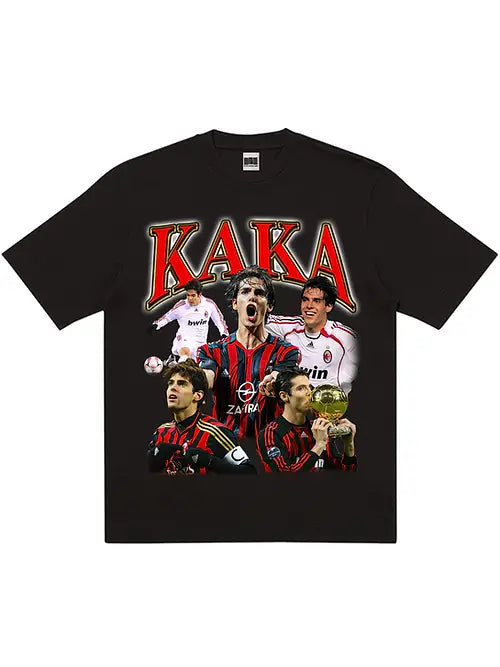 Vintage Kaka Football Fan T-Shirt - Retro Soccer Jersey for Men & Women - Perfect for Match Days, Gifts & Casual Wear